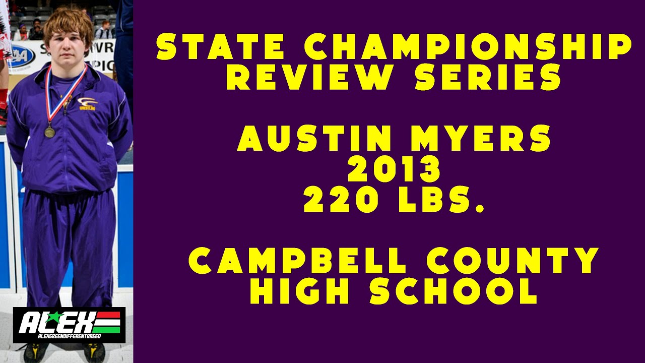 State Wrestling Championship match review w/ Austin Myers (Campbell County; 2013 220 lbs.)