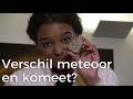 Wat is het verschil tussen een komeet en een meteoor? | Vragen van kinderen | Het Klokhuis