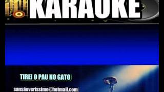Karaokê  Atirei O Pau No Gato
