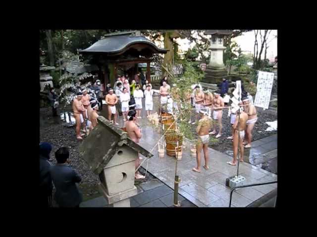 加賀山代温泉 服部神社 「寒中禊」 （2013）