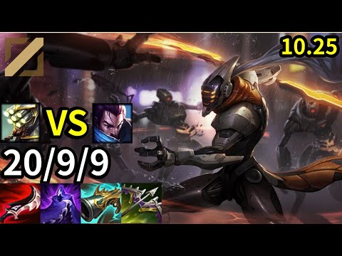 Master Yi Mid vs Yasuo - KR Master | Patch 10.25