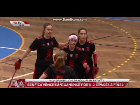 Hóquei em Patins Feminino: AD Sanjoanense 2-8 SL Benfica