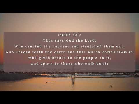 Bible verses praising God for his creation.