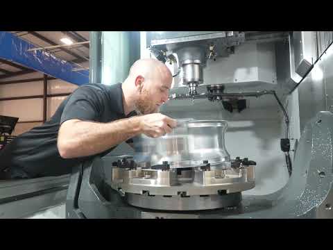 Producing Super-Light Forged Wheels for Motorcycles on a Haas 5-Axis Milling Machine