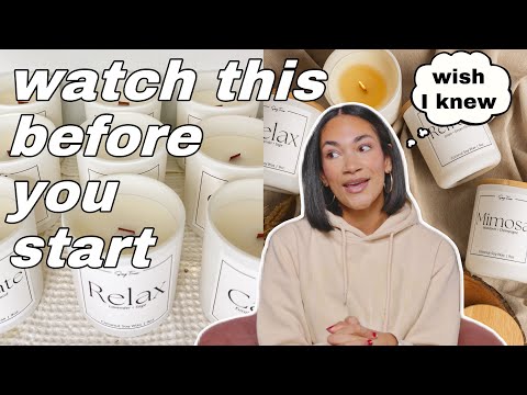 キャンドルビジネスを始める前に知っておきたかったこと (Things I wish I knew BEFORE starting a Candle Business)