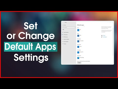 How to Set or Change Default Apps Setting on Windows 10 In 2021 ✔✔✔