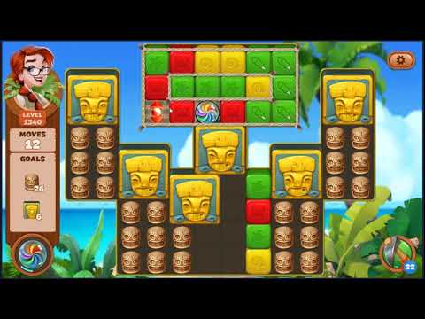 Lost Island Blast Adventure Level 1340 - NO BOOSTERS 🏝️ | SKILLGAMING ✔️