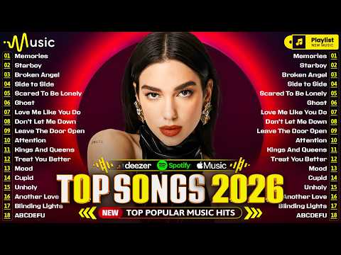 Dua Lipa, Rihanna, Bruno Mars, Justin Bieber, Charlie Puth, Maroon 5🍋 Billboard Top 50 This Week