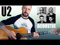 U2 Acoustic - COVER & LESSON Stuck In A Moment You Can't Get Out Of