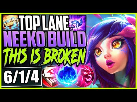 TOP LANE NEEKO BUILD | THIS NEW CHAMPION IS BROKEN | Season 9 TOP Neeko Gameplay League of Legends