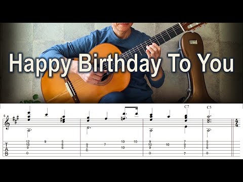Happy Birthday To You - Fingerstyle Guitar | TAB