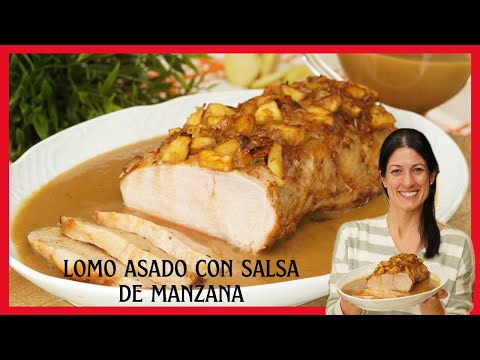 LOMO ASADO CON SALSA DE MANZANA. ¡Receta fácil y deliciosa!