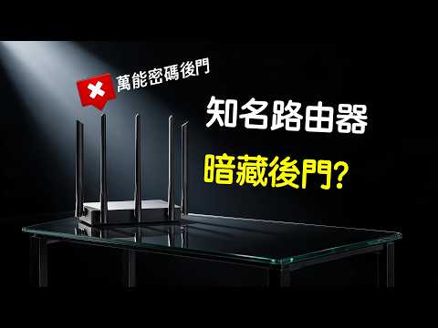 某知名路由器暗藏後門？請自行檢查驗證