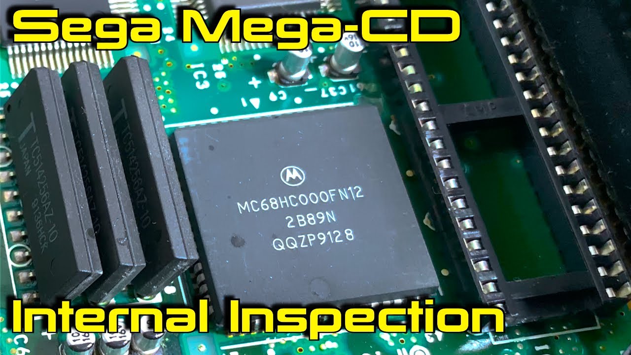 Internal Inspection of the Sega Mega-CD (VA0) HAA-2910