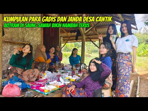 WOOW...SO DELICIOUS‼️ BOTRAM WITH BEAUTIFUL VILLAGE GIRLS AND WIDOWS AT SAUNG SAWAH MAKES YOU KEE...
