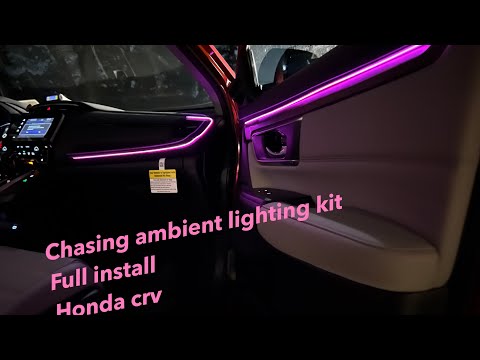Honda CRV interior ambient lights installed | MUST SEE
