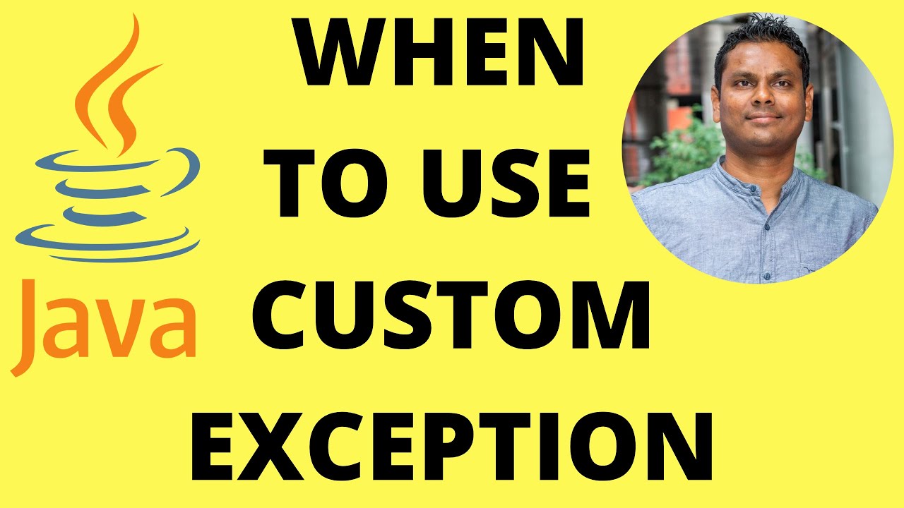 WHEN TO USE JAVA CUSTOM EXCEPTION | EXAMPLE JAVA CODE DEMO JAVA CUSTOM EXCEPTION | InterviewDOT