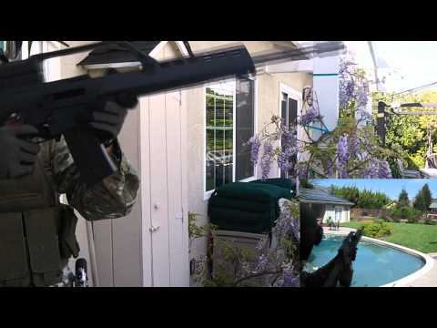 Shooting the WE G36 GBBR (airsoft)