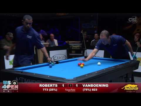 2016 US Open 8-Ball: Josh Roberts vs Shane Van Boening