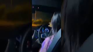 Girl Verna car driving status in night 🌃🌉 #y