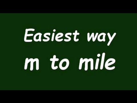 2nd YouTube video about how many meters in a quarter mile