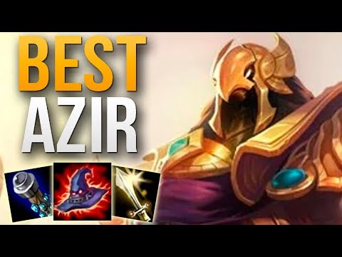 BEST AZIR IN THE WORLD SHOWS YOU HOW TO CARRY | CHALLENGER AZIR MID GAMEPLAY | Patch 9.4 S9