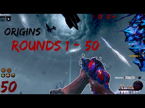 Origins Full rounds 1 - 50 in 1 hours and 13 minutes ( BO2 )