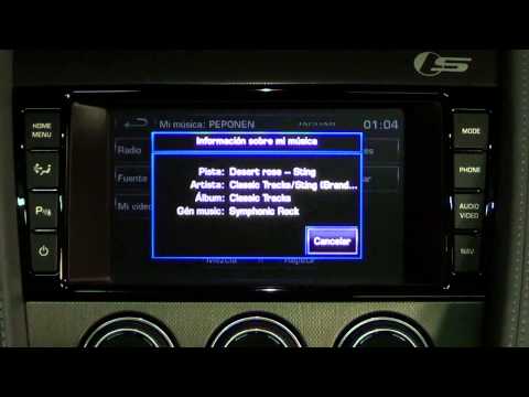 Jaguar F-Type. Modelo 2013. Equipo de sonido
