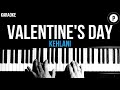 Kehlani - Valentine's Day Shameful Karaoke SLOWER Acoustic Piano Instrumental Cover Lyrics