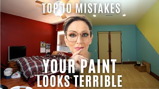 Top 10 Mistakes When PAINTING Your Home!
