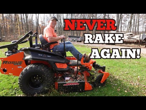 Fast Easy Leaf Clean Up & A Healthier Lawn? Bad Boy Rogue ACS