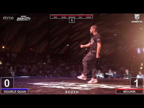 Double Quan vs Mounir ► .stance x Taipei Bboy City x Undisputed 2017 ◄