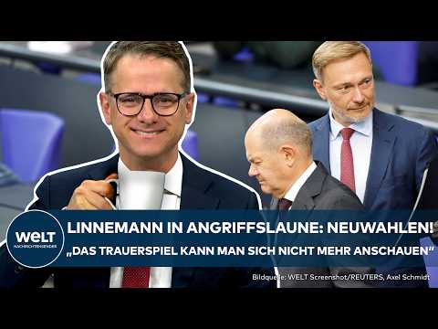 CARSTEN LINNEMANN: Nach Eklat um Wirtschafts-Gipfel! Ampel-Aus und Neuwahlen? "CDU steht bereit!"