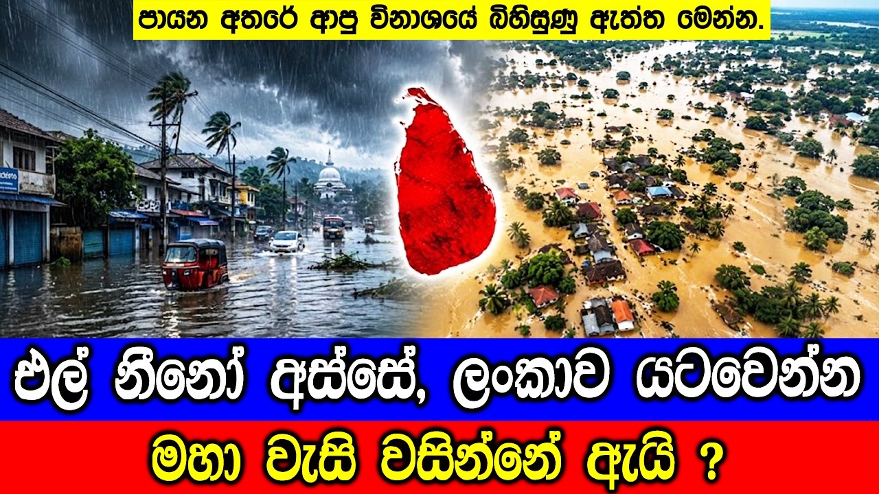 එල් නීනෝ අස්සේ ලංකාව යටවෙන්න මහා වැසි වසින්නේ ඇයි ? Why He