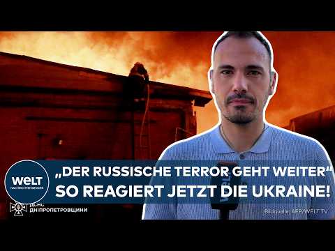 Video Thumbnail: UKRAINE-KRIEG: Massiver Schaden bei schweren Angriffe in Dnipro – „Der russische Terror geht weiter“