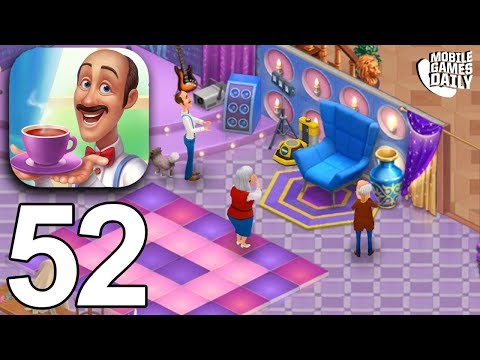 HOMESCAPES Story Walkthrough Gameplay Part 52 - Party Room (iOS Android)