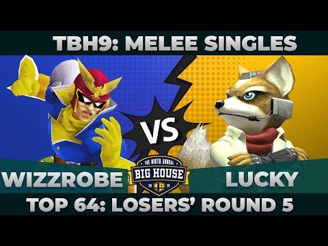 Wizzrobe vs Lucky - Top 64 Losers' Round 5: Melee Singles - The Big House 9 | Captain Falcon vs Fox