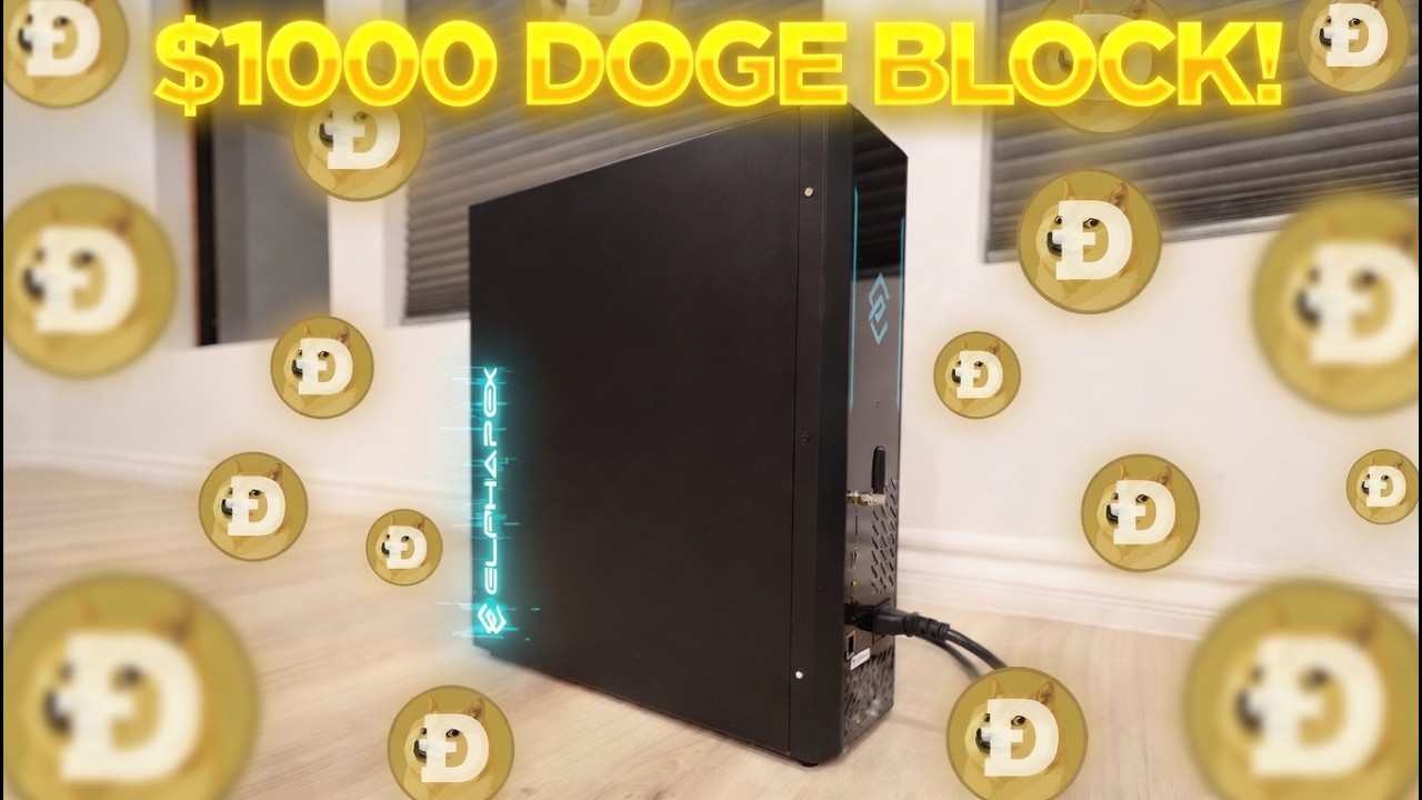 I SOLO MINED A DOGECOIN BLOCK! (Better Than Mining Bitcoin?!)