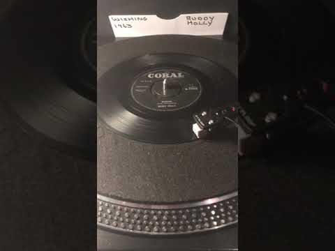 Buddy Holly- Wishing ( Vinyl 45 ) From 1963 .