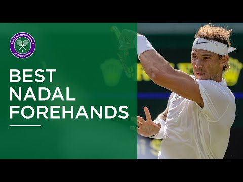 Best Rafael Nadal Wimbledon forehands | Wimbledon Retro