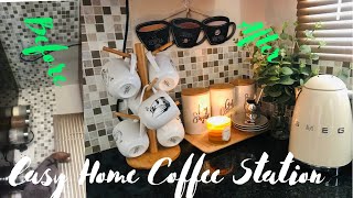 EASY COFFEE STATION | COFFEE CORNER AT HOME | HOME COFFEE BAR |SOUTH AFRICAN YOUTUBER