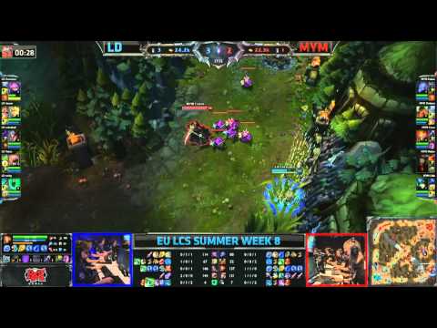 LemonDogs (LD) vs Meet Your Makers (MYM) || EU LCS Summer 2013 W8D1 || Full Game HD