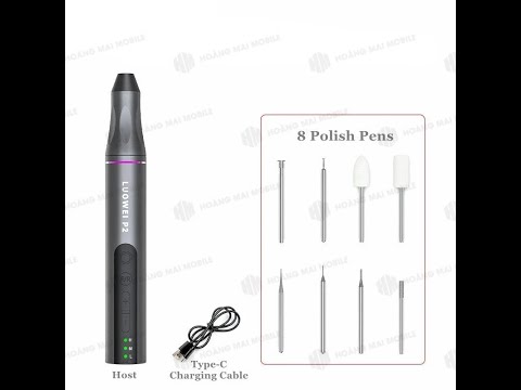 Bộ máy mài LUOWEI P2 (kèm 8 đầu)