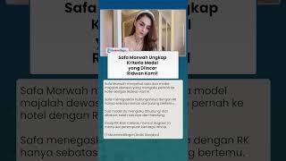 SAFA MARWAH BONGKAR Kriteria Model Incaran Ridwan Kamil, Singgung Check In Hotel