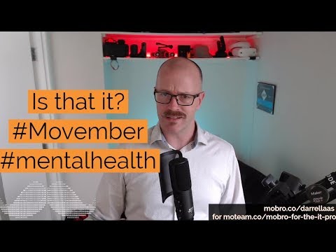 That's it? | #movember #mentalhealth
