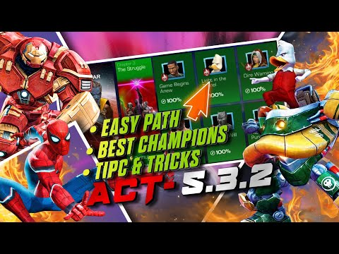 Act 5.3.2 Howard The Duck Boss | Easy Path Completion | Marvel Contest Of Champions | MCOC