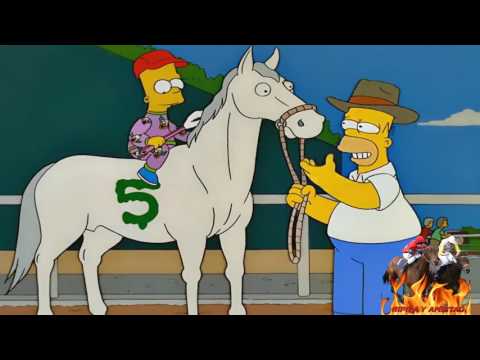 Los Simpsons  , Homero Prepara un caballo de carreras