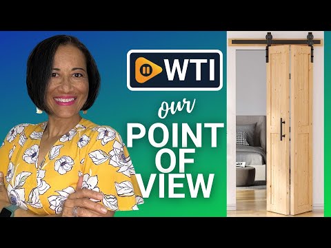 SKYSEN 36"" X 84"" Bifold Barn Door Hardware Kit - WTI product video review