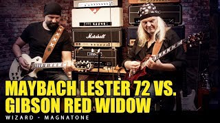 Video thumbnail for MAYBACH Custom vs. GIBSON LES PAUL Custom (Red Widow) - Talk&Jam by Bibl Rocks - Guitars & Gear Show