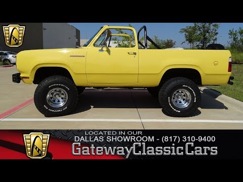 1975 Dodge Ramcharger (CC-1018345) for sale in DFW Airport, Texas